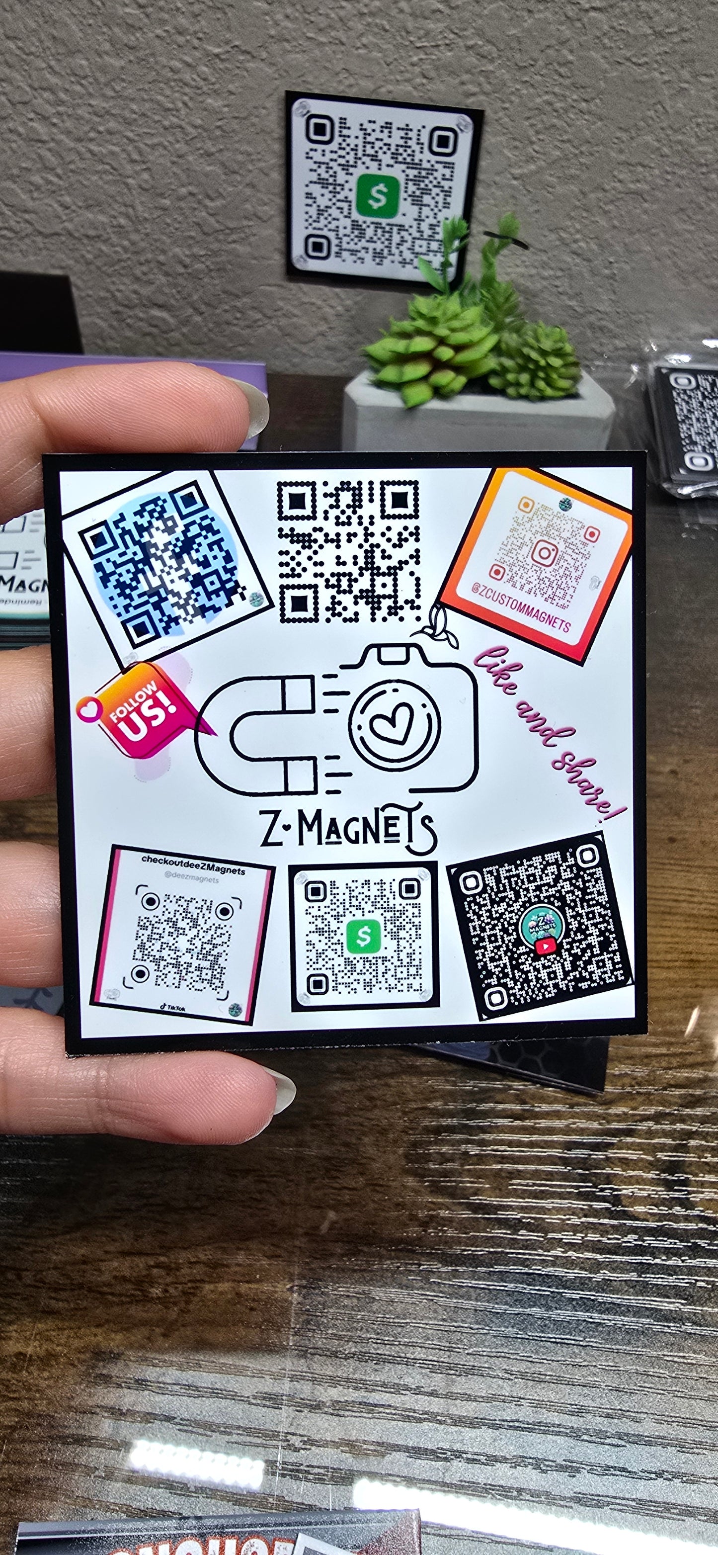 Small Flexible Photo Magnets (set of 12) - 2.75 x 2.75 inches