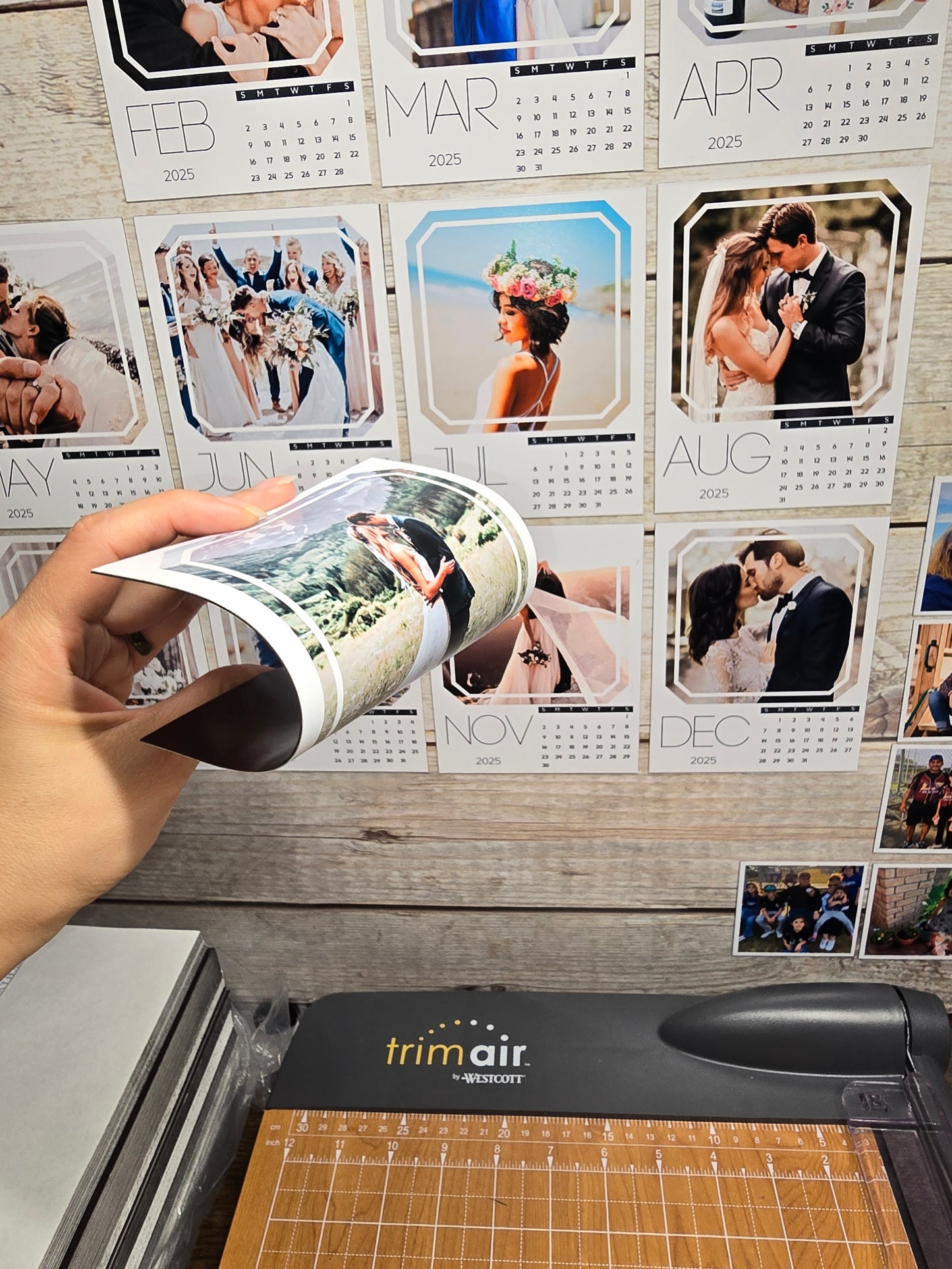 Flexible Magnetic Calendars (12 photo magnets)